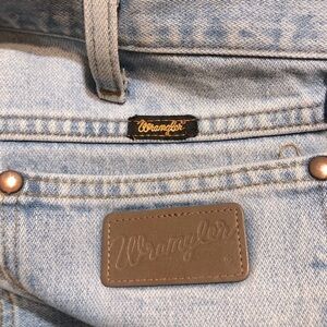 Wrangler Light Blue Jeans Men’s Size 38x34 Cowboy Western